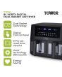 Tower T17151 Vortx 8L Vizion Dual Basket Air Fryer - Black