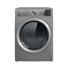 Hotpoint H8 W946SB UK Washing Machine - Silver