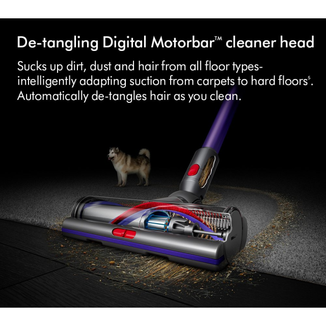 Dyson GEN5DETECT-2023 Cordless Stick Vacuum Cleaner - 70 Minutes Run Time - Purple