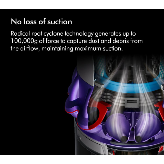 Dyson GEN5DETECT-2023 Cordless Stick Vacuum Cleaner - 70 Minutes Run Time - Purple