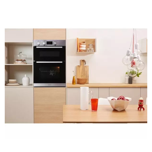 Indesit IDD6340IX Aria Built-In Double Electric Oven