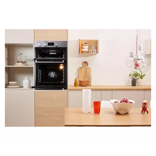 Indesit IDD6340IX Aria Built-In Double Electric Oven